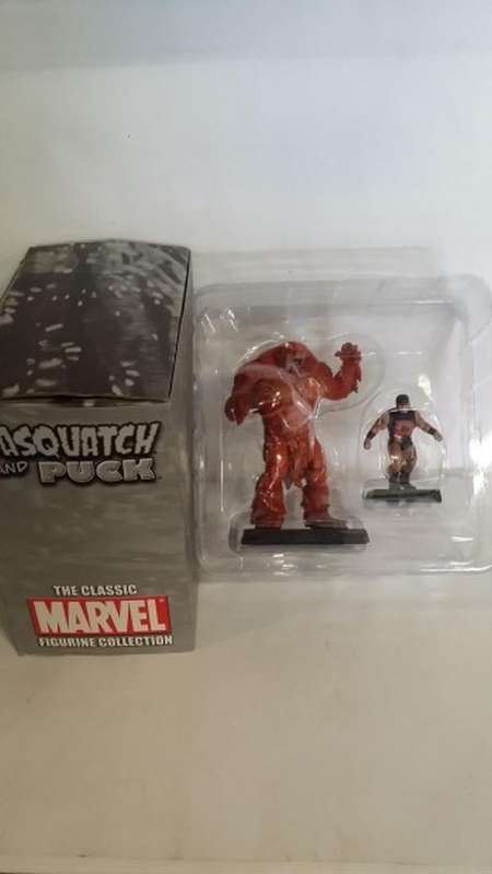 MARVEL SASQUATCH AND PUCK THE CLASSIC FIGURINE COLLECTION