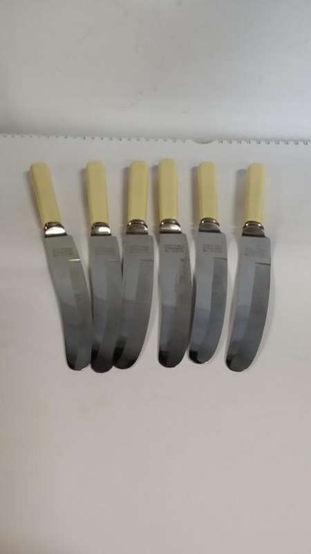 SHEFFIELD STAINLESS 6 SET KNIVES