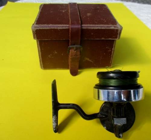 A rare vintage The "Hardex" Reel. No 1 Mk 1. Made by Hardy Bros. Ltd. Alnwick. England. MIB.