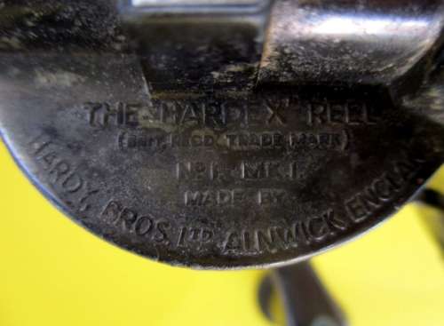 A rare vintage The "Hardex" Reel. No 1 Mk 1. Made by Hardy Bros. Ltd. Alnwick. England. MIB.
