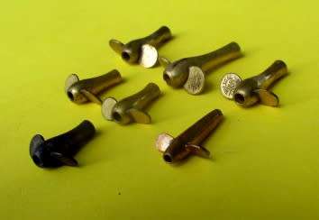 Ultra rare!! - Antique 1800's Helical Bullnose Threadline Devon Minnow Fishing Lures.