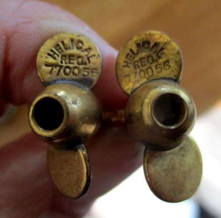 Ultra rare!! - Antique 1800's Helical Bullnose Threadline Devon Minnow Fishing Lures.