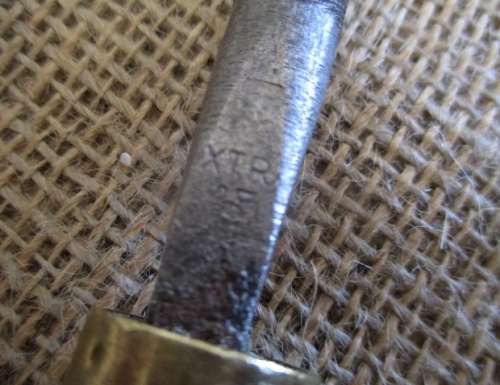The Vintage Gentle Giant !!!!  Vintage Large Round File    Marked XTR