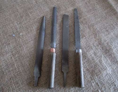 Collection of Oldies !! .....Collection of vintage half round and flat files  Canada & other