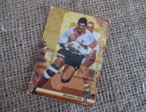 Rugby Fever..... One 1996 Bankfin Currie Cup Sports Deck Card  WW Els (Braam)  Free Stae