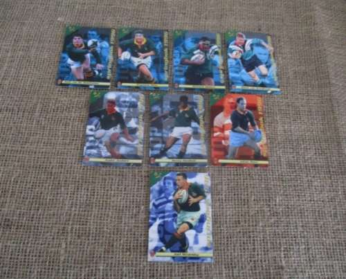 Pale Toe !!!!   Eight Springbok 1996 World Cup Sports Deck Cards