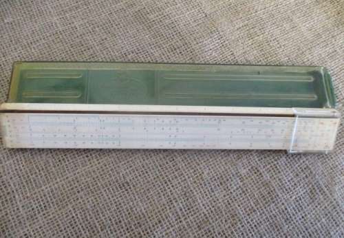 Wow..Again... Vintage AW Faber-Castell 1/54 Var.2 Darmstadt Slide Rule  Copyright 1957  Germany  MIB