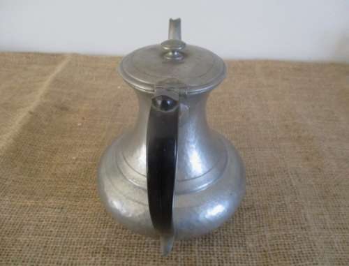 Rare..Cornish Pewter Hand Hammered T/Pot by J Dixon & Sons England For Carmichael & Evans Cape Town