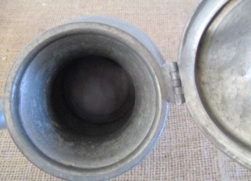 Rare..Cornish Pewter Hand Hammered T/Pot by J Dixon & Sons England For Carmichael & Evans Cape Town