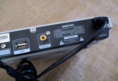 Sinotec DVD Player   Model  DVD - 9094