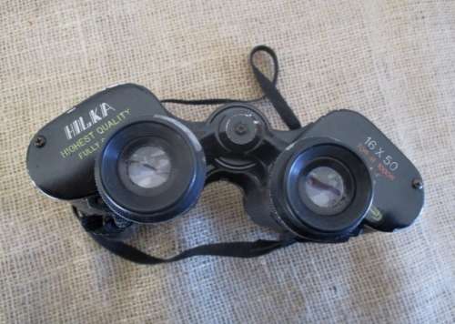 Have A Good Look!!!! Vintage Hilka 16 x 50  70m at 1 000m  4'  No 61198 Binocular   Japan