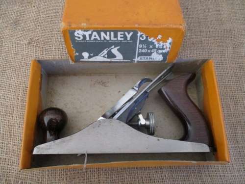 Brand New Old Stanley Bailey No 3 Plane  Stanley Works (G.B.) Ltd Sheffield England  MIB