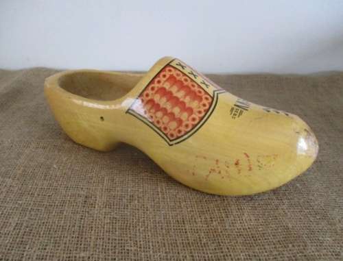 The Big One !!!  Wooden Dutch Shoe   29cm   45   CE  N1  2 - 08  VV Geel   Holland