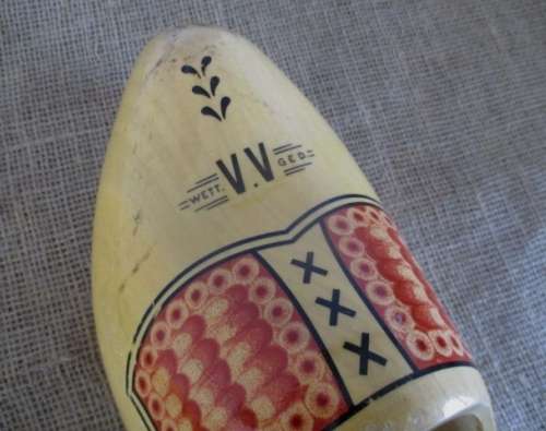 The Big One !!!  Wooden Dutch Shoe   29cm   45   CE  N1  2 - 08  VV Geel   Holland