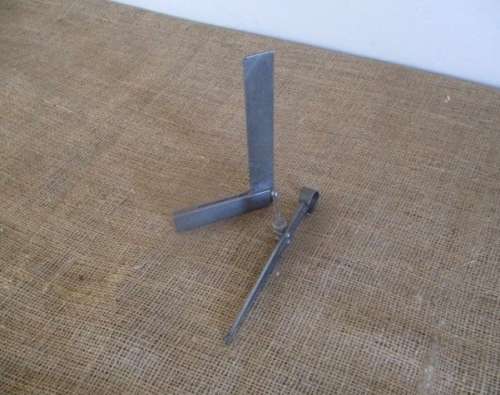 Vintage A Milmet Product Metal Square  England & Vintage Engineers Compass Divider Caliper   Japan