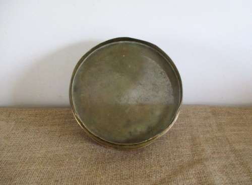 Get Ready For The Gold Rush !!! A Rare Antique Brass Gold Mining Prospecting Pan Sieve  Early 1900's