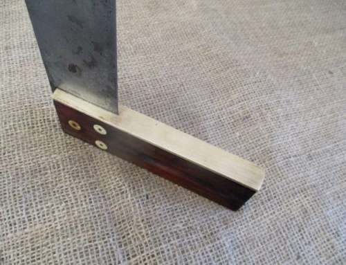 The Super One Square.....Lovely Vintage Try Square With Rosewood Handle And Brass Inserts