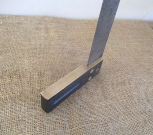 The Super One Square.....Lovely Vintage Try Square With Rosewood Handle And Brass Inserts