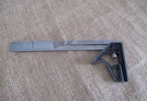 Vintage Defiance By Stanley No 1221 12" Combination Square   Made In USA