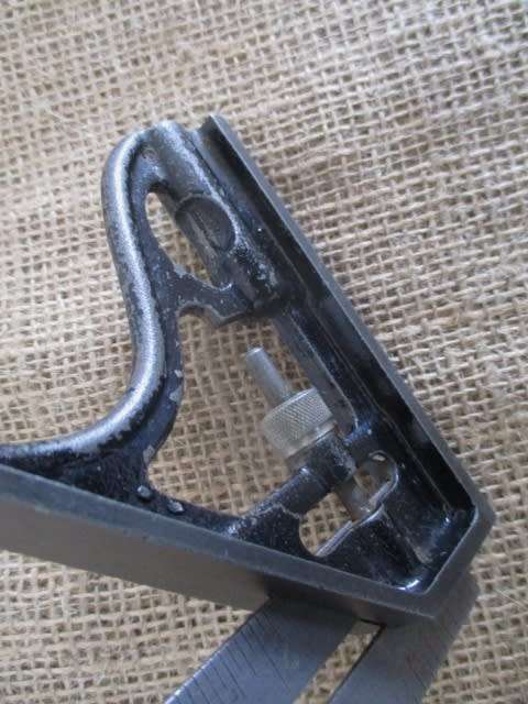 Vintage Defiance By Stanley No 1221 12" Combination Square   Made In USA