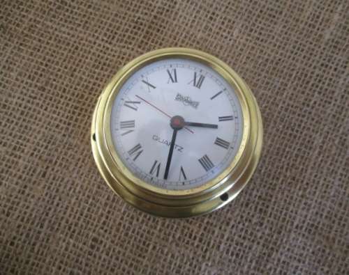 The Magnificent Brass Trio !!! Two Brass Weather Barometers And One Battery Operated Clock