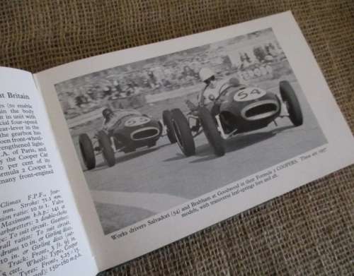 An Old Book !! The World's Racing Cars And Sports Cars By Douglas Armstrong     1958     Hardcover