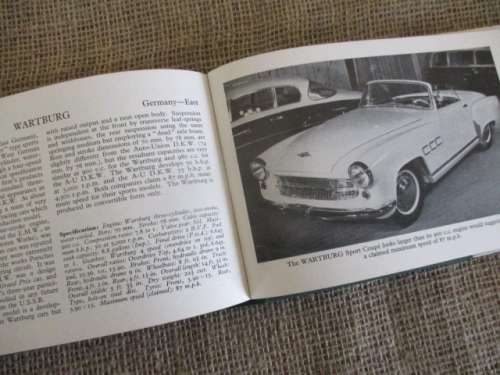 An Old Book !! The World's Racing Cars And Sports Cars By Douglas Armstrong     1958     Hardcover