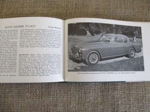 An Old Book !! The World's Racing Cars And Sports Cars By Douglas Armstrong     1958     Hardcover