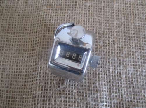 Count Your Money...Anything...Even Your Blessings!!! An Old Handheld Metal Simplex Sheep Counter
