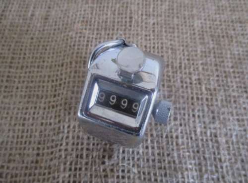 Count Your Money...Anything...Even Your Blessings!!! An Old Handheld Metal Simplex Sheep Counter