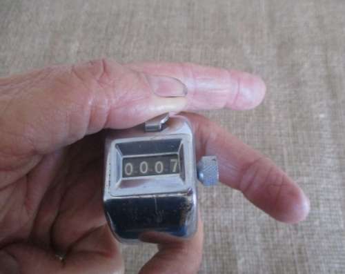 Count Your Money...Anything...Even Your Blessings!!! An Old Handheld Metal Simplex Sheep Counter