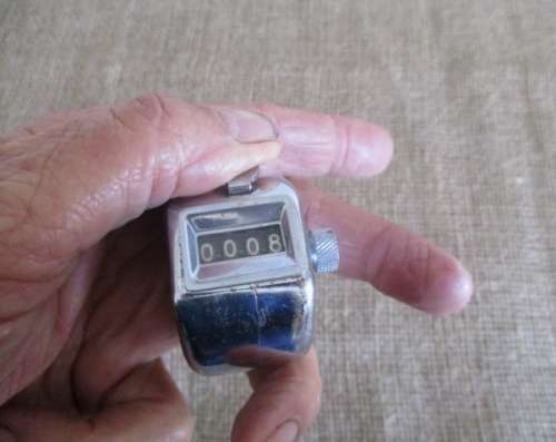 Count Your Money...Anything...Even Your Blessings!!! An Old Handheld Metal Simplex Sheep Counter