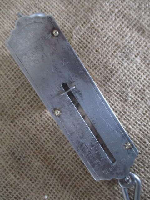 Vintage Rebure Pocket Balance Scale    0 - 25Kg      Germany      "Voor Huishoudelijk Gebruik"