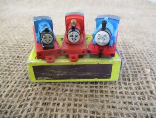 Highly Collectable !! Three Vintage Miniature Ertl Thomas The Train Engines