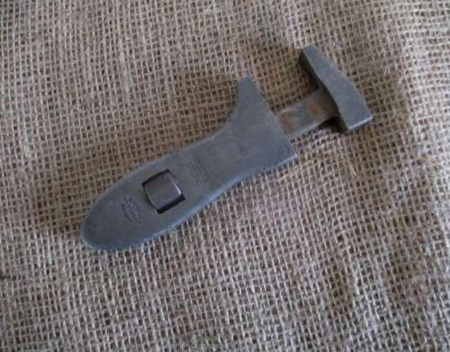 Rare Vintage Richards Bros & Sons Ltd Adjustable Wrench Sheffield  England   British Patent 553540