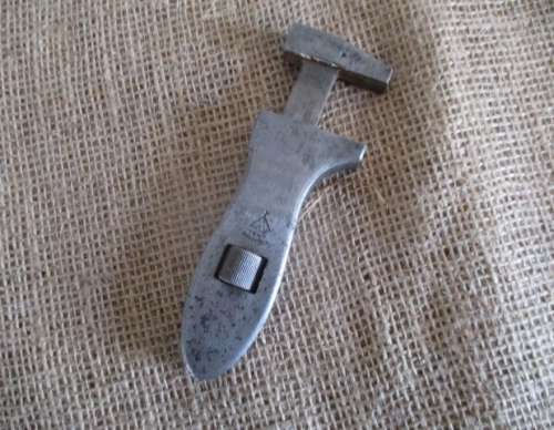 Rare Vintage Richards Bros & Sons Ltd Adjustable Wrench Sheffield  England   British Patent 553540