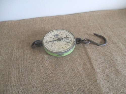 A Very Rare Salter 200lb Spring Balance Hanging Scale    No 235    Prov. Pat 16582/48     England