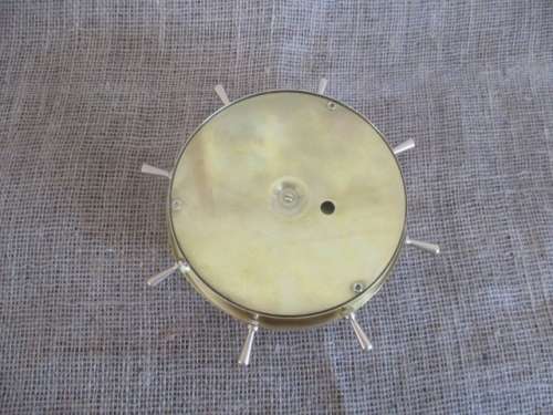 Beautiful Vintage Barigo Ships Wheel Brass Barometer             Made In Western Germany