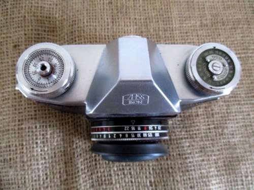 Vintage Zeiss Ikon Contaflex 1274/24 Camera In Leather Case   Made In Germany