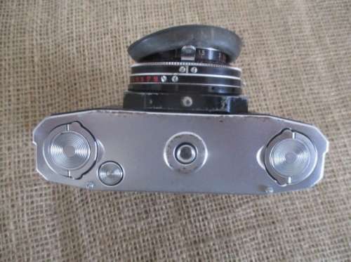 Vintage Zeiss Ikon Contaflex 1274/24 Camera In Leather Case   Made In Germany