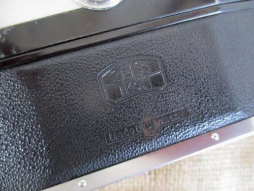 Vintage Zeiss Ikon Contaflex 1274/24 Camera In Leather Case   Made In Germany