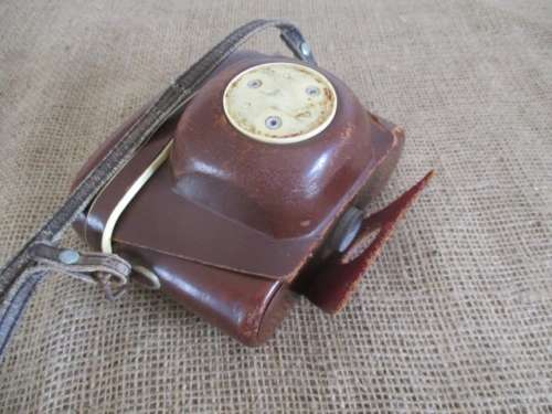 Vintage Zeiss Ikon Contaflex 1274/24 Camera In Leather Case   Made In Germany