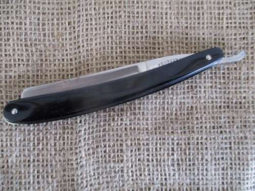 An Antique/Vintage Pearson & Sons Cut Throat Razor   Norwich + Haan Solingen Cremer Carton Holder