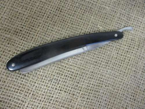 An Antique/Vintage Pearson & Sons Cut Throat Razor   Norwich + Haan Solingen Cremer Carton Holder