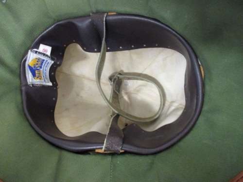 A Gorgeous Vintage Rhodesian Pith Helmet  Size 56  By Helmet Industries (Pty) Ltd  Bulawayo
