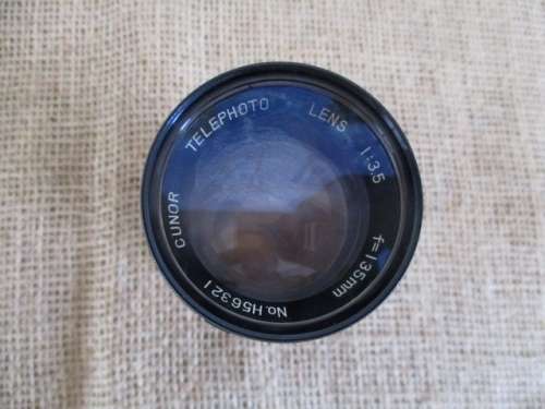 Cunor Telephoto Lens  1:3.5    f= 135mm    No. H56321           Japan