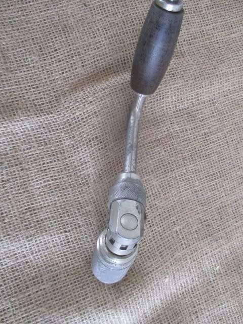 The Leader Of The Pack !!! Vintage Stanley No 965N  10inch Hand Brace Drill          Made In USA