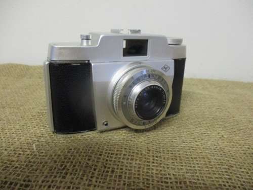 Relisted - Vintage Agfa Silette Vario Camera With Original Leather Case And Shoulder Strap   Germany