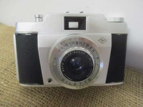 Relisted - Vintage Agfa Silette Vario Camera With Original Leather Case And Shoulder Strap   Germany