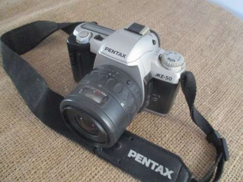A Vintage Pentax MZ-50 Camera With Pentax 35-80 Lens    Assembled In Philippines